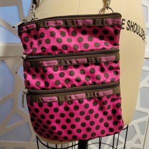 LeSportSac Triple Zip Crossbody Bag